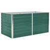 vidaXL h&aelig;vet plantekasse 160 x 80 x 77 galvaniseret st&aring;l gr&oslash;n
