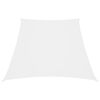 vidaXL solsejl 3/4x3 m oxfordstof trapezfacon hvid