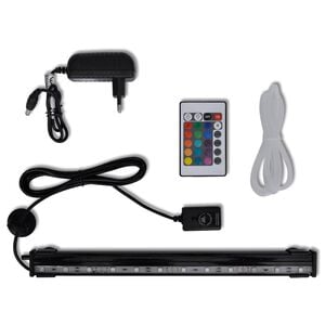 LED-undervandslampe til akvarie 32 cm boblefunktion RGB-farver