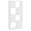 vidaXL bogreol/rumdeler 60x24x124,5 cm konstrueret tr&aelig; hvid