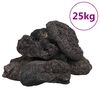 vidaXL vulkansten 25 kg 10-30 cm sort