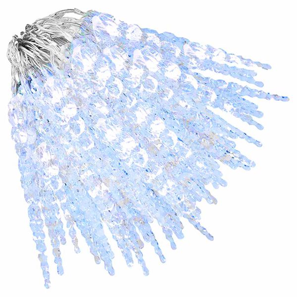 vidaXL jule-istaplys 200 LED'er kold hvid 20 m akryl PVC