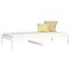 vidaXL daybed uden madras 90x200 cm massivt fyrretr&aelig; hvid
