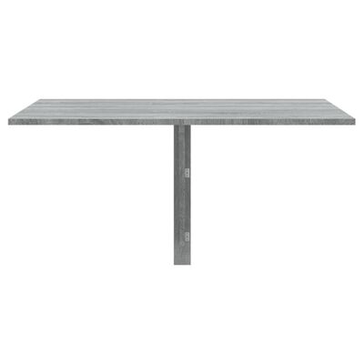 vidaXL væghængt klapbord 100x60x56 cm konstrueret træ grå sonoma-eg