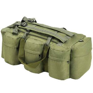 vidaXL duffelbag i 3-i-1 army-stil 45 l olivengr&oslash;n