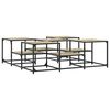 vidaXL sofabord 121x121x40 cm konstrueret tr&aelig; sonoma-eg