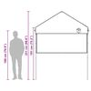 vidaXL Canopy Tent Bl&aring; 194 x 194 x 251 cm Stof