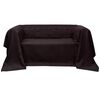 Sofaovertr&aelig;k i micro-suede, brunt, 140x210 cm