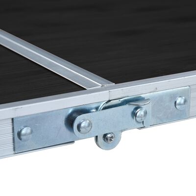vidaXL foldbart campingbord 120x60 cm aluminium grå