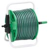vidaXL fritst&aring;ende slangetromle m. tilslutningss&aelig;t 0,5" 30 m PVC gr&oslash;n