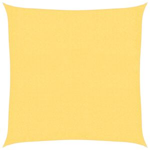 vidaXL solsejl 2,5x2,5 m 160 g/m&sup2; HDPE beige