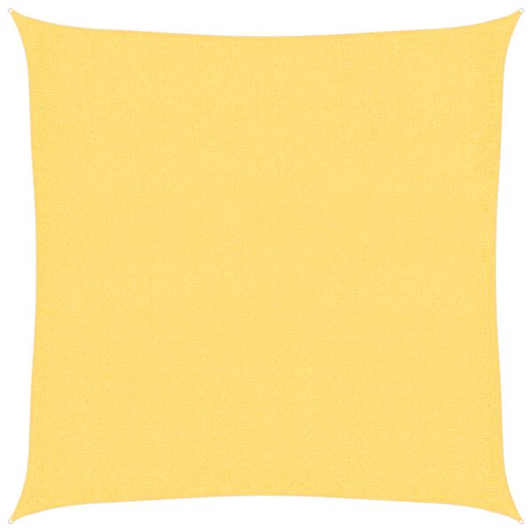 vidaXL solsejl 2,5x2,5 m 160 g/m&sup2; HDPE beige