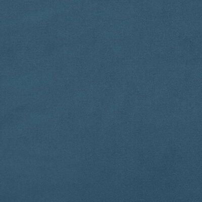 vidaXL sengegavle 2 stk. 72x5x78/88 cm fløjl mørkeblå