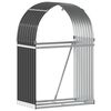 vidaXL br&aelig;ndeholder antracit 80x45x120 cm galvaniseret st&aring;l