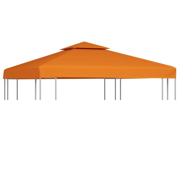 vidaXL baldakin til havepavillon 3x3 m 310 g/m&sup2; orange