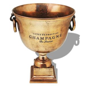 vidaXL Trof&aelig;pokal champagnek&oslash;ler kobber brun