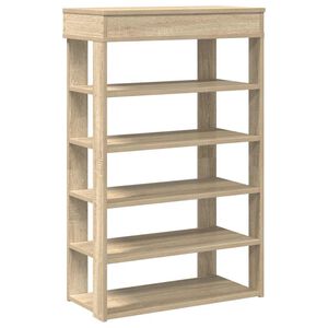 vidaXL skoreol 60x30x98 cm konstrueret tr&aelig; sonoma-eg