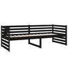vidaXL daybed 80x200 cm massivt fyrretr&aelig; sort