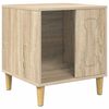 vidaXL Hundehus Sonoma-eg 44 x 42 x 49 cm Konstrueret tr&aelig;