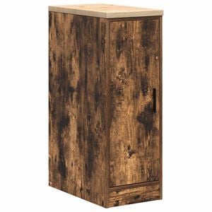 vidaXL Garageopbevaringsskab r&oslash;get eg 30x51x85 cm massivt tr&aelig; fyrretr&aelig;