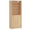 vidaXL h&oslash;jskab 69,5x34x180 cm konstrueret tr&aelig; sonoma-eg