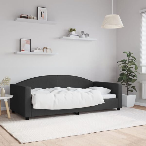 vidaXL daybed 90x190 cm stof sort