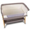 Baninni 2-i-1 co-sleeper babyseng Elia 92x55x82 cm gråbrun