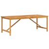 vidaXL havebord 200x90x74 cm massivt akacietr&aelig;