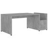 vidaXL sofabord 90x45x35 cm konstrueret tr&aelig; betongr&aring;