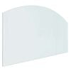 vidaXL Pejs glasplade Transparent 100 x 60 cm Glas
