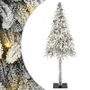 vidaXL Juletr&aelig; med 300 LED'er med stativ Hvid 210 cm PE og St&aring;l