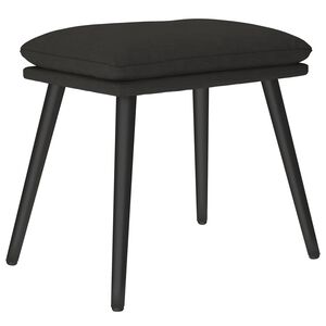 vidaXL fodskammel 45x29,5x35 cm stof sort
