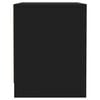 vidaXL sengeborde 2 stk. 45x34x44,5 cm konstrueret tr&aelig; sort