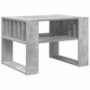 vidaXL Sofabord Beton Gr&aring; 66 x 49,5 x 45 cm Konstrueret tr&aelig;