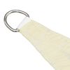 vidaXL solsejl 3/5x4 m trapezformet oxfordstof cremefarvet