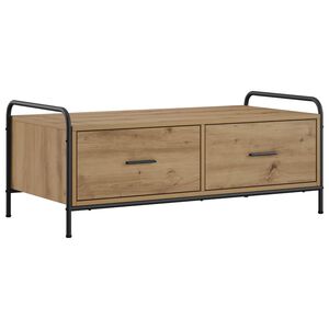 vidaXL Sofabord Artisan-eg 99,5 x 49 x 41 cm Konstrueret tr&aelig;