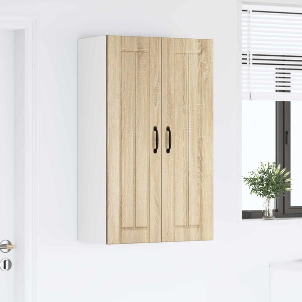 vidaXL K&oslash;kkenskab Sonoma eg 60 x 31 x 100 cm Konstrueret tr&aelig;