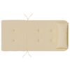 vidaXL hynder til Adirondack-stol 2 stk. oxfordstof beige