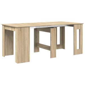 vidaXL Spisebord 180 x 85 x 75 cm Konstrueret tr&aelig; Sonoma-eg