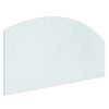 vidaXL Pejs glasplade Transparent 100 x 50 cm Glas