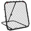 vidaXL rebounder 84x73x60-80 cm justerbart st&aring;l sort