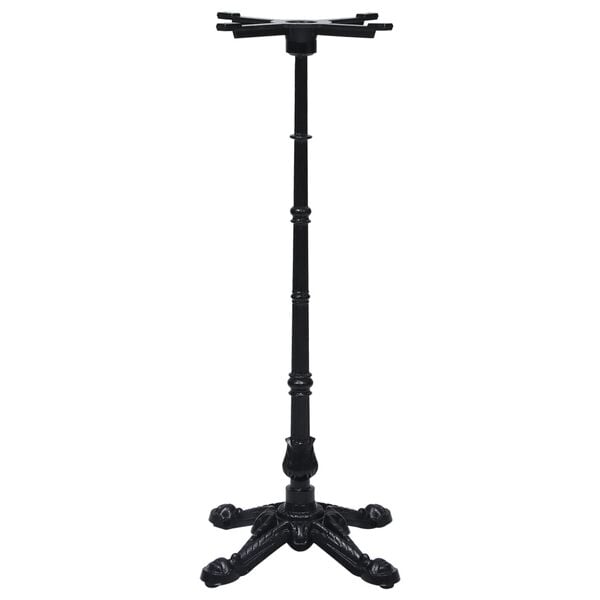vidaXL bordben til bistrobord 52x52x108 cm støbejern sort
