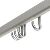 Sealskin badeforh&aelig;ngsstang Easy-Roll mat aluminium