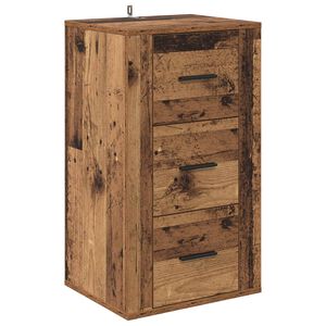 vidaXL Sideboard Gammelt tr&aelig; 40 x 33 x 70 cm Konstrueret tr&aelig;