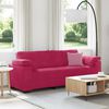 vidaXL 3-personers sofa 220x77x82 cm fl&oslash;jl vinr&oslash;d
