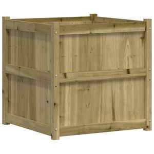 vidaXL plantekasse 70x70x70 cm impr&aelig;gneret fyrretr&aelig;