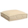 vidaXL Pude 4 pcs Beige 40 x 40 x 8 cm Oxford stof