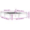 vidaXL sengeramme uden madras 160x200 cm massivt fyrretr&aelig; gyldenbrun