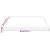 vidaXL bordplade 90x90x2,5 cm firkantet massivt fyrretr&aelig; hvid