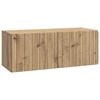 vidaXL V&aelig;gh&aelig;ngt TV-skab Artisan-eg 78,5 x 31 x 30 cm Konstrueret tr&aelig;